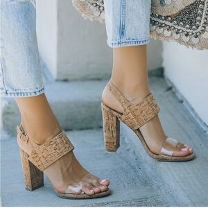 Cork heels